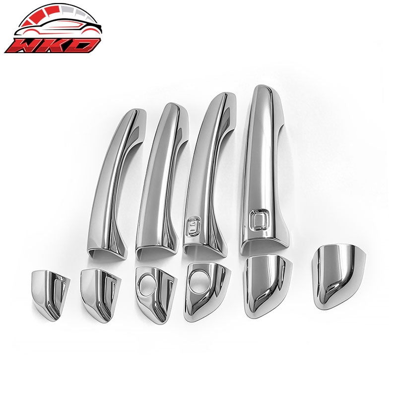 Fits 17-20 Hyundai Elantra Door Handle Covers w/ Right Key & Smart Key Holes