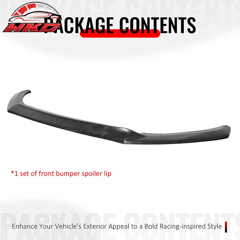 Wholesale 17-18 Hyundai Elantra GT Style Unpainted Front Bumper Lip Spoiler PU 3PCS - Wikond Auto
