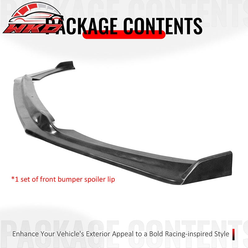 Wholesale 17-18 Hyundai Elantra IK4 Style PU Front Bumper Lip Spoiler Unpainted 3PCS - Wikond Auto
