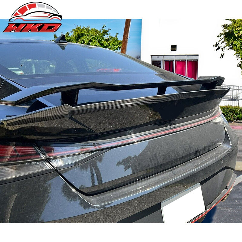 Fits 21-26 Hyundai Elantra M4 Carbon Fiber Style Trunk Spoiler
