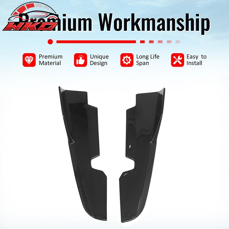 For 24-26 Hyundai Elantra N Line Gloss Black IKON Rear Bumper Side Corner Aprons