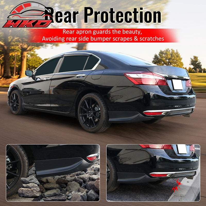 For 24-26 Hyundai Elantra N Line Gloss Black IKON Rear Bumper Side Corner Aprons