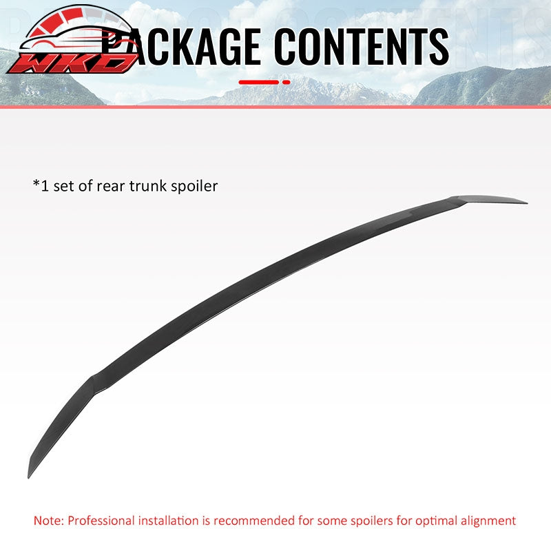 Wholesale 21-26 Hyundai Elantra N Line Style Rear Trunk Spoiler Wing Gloss Black ABS - Wikond Auto