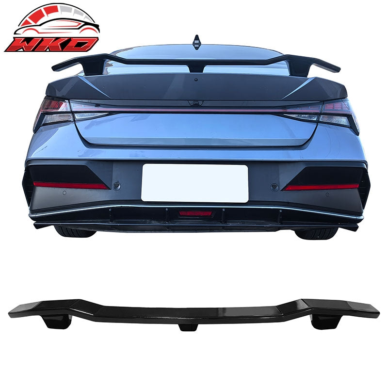 Wholesale 21-26 Hyundai Elantra N Style Rear Trunk Spoiler Wing Lid Gloss Black ABS