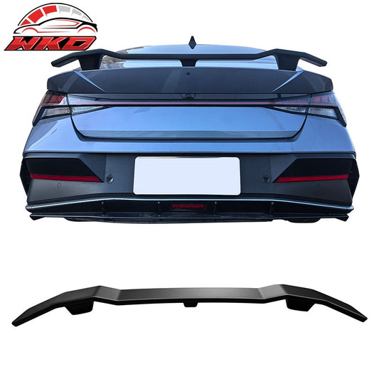 Wholesale 21-26 Hyundai Elantra N Style Rear Trunk Spoiler Wing Lid Matte Black ABS