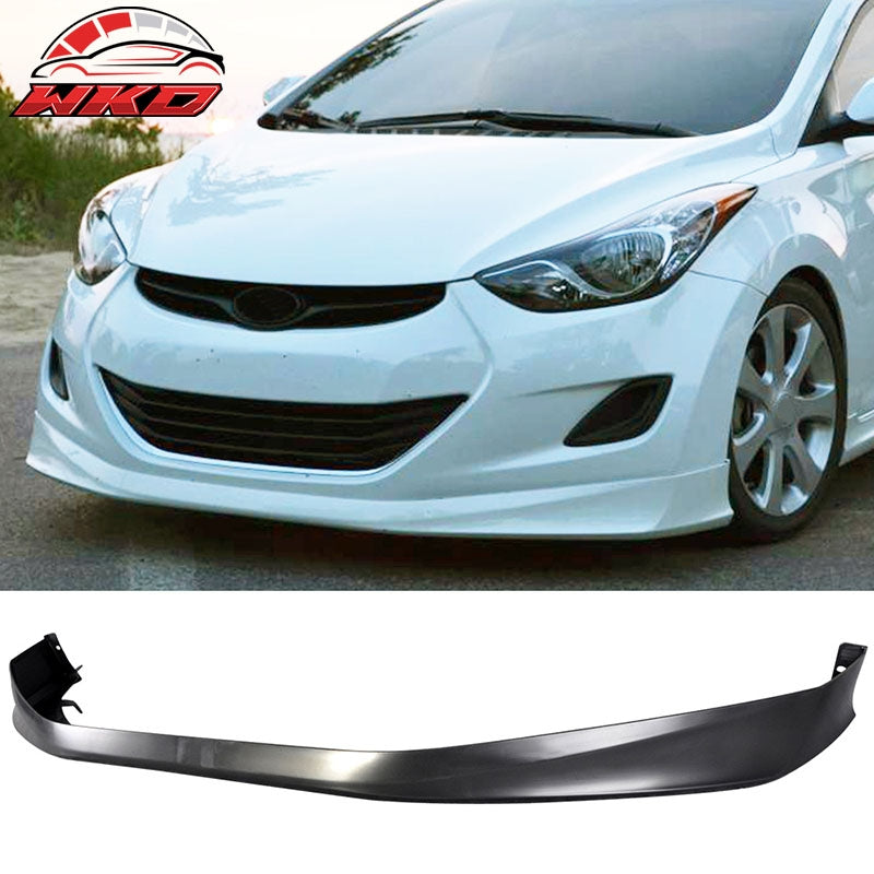 Fits 10-14 Hyundai Elantra OE Style Front Bumper Lip Spoiler Unpainted PP