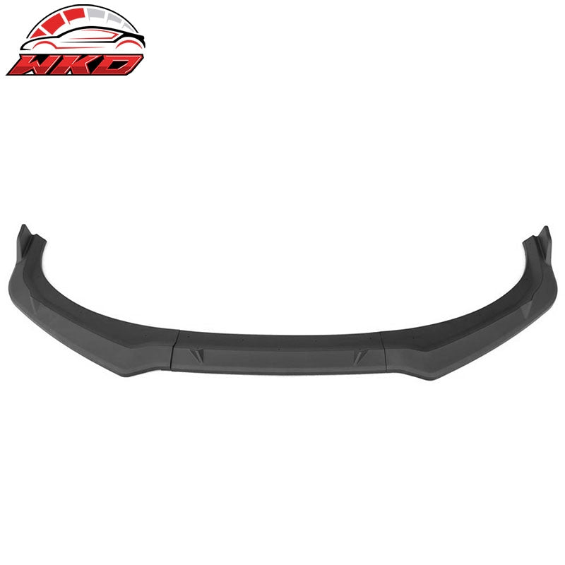 Wholesale 24-26 Hyundai Elantra Sedan IKON Front Bumper Lip Chin Spoiler Matte Black - Wikond Auto