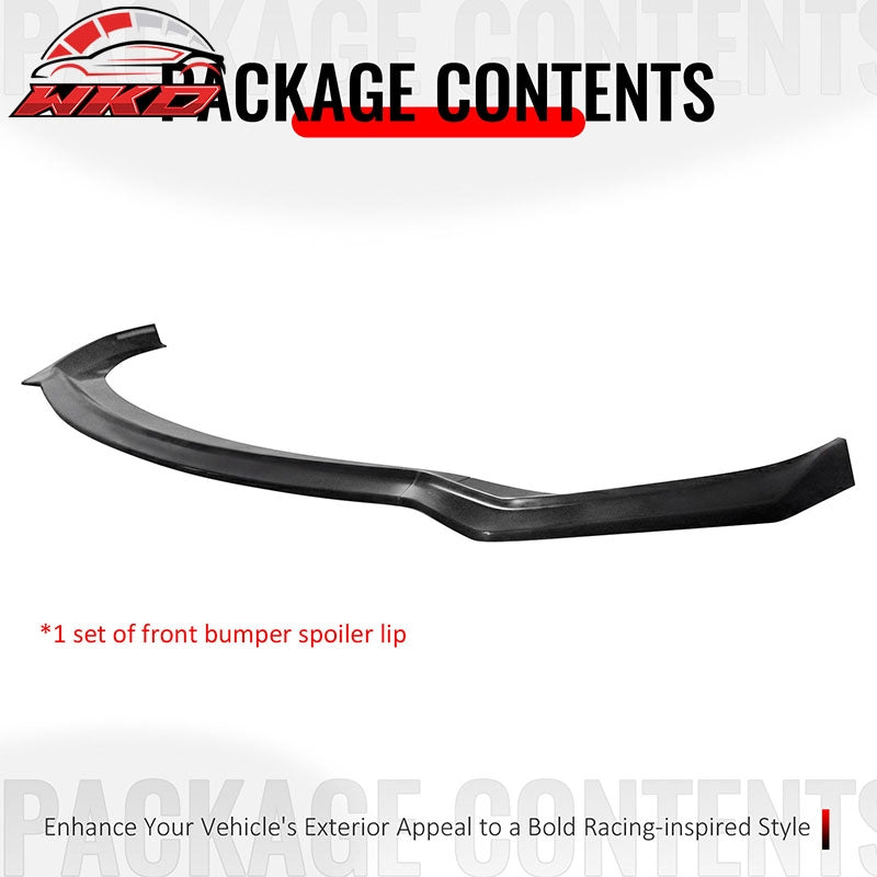 Wholesale 19-20 Hyundai Elantra Sedan IKON PU Front Bumper Lip Chin Spoiler Unpainted - Wikond Auto