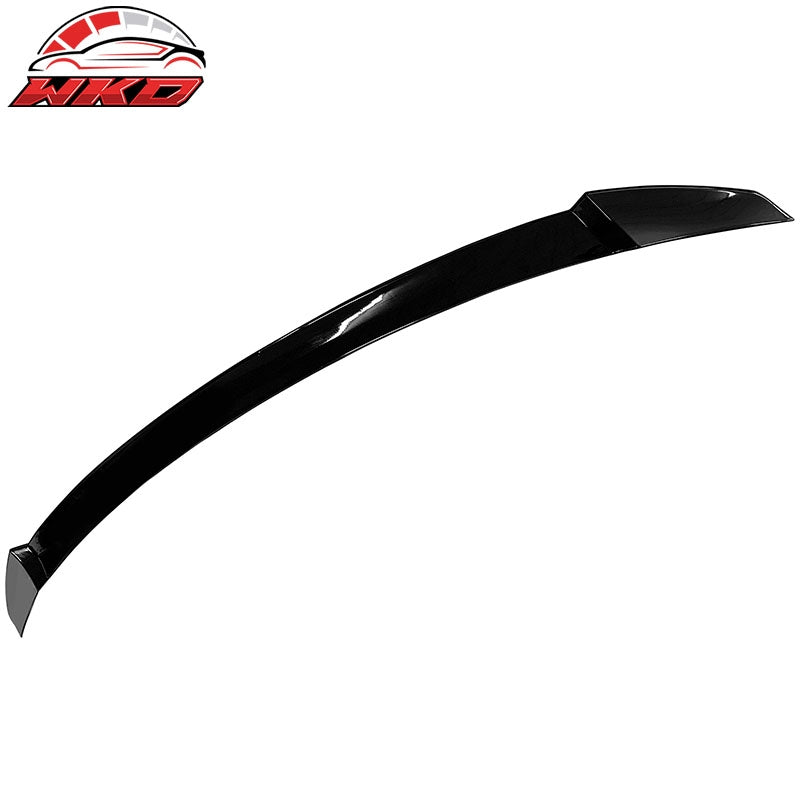 Fits 21-26 Hyundai Elantra Sedan M4 Style Gloss Black ABS Rear Trunk Spoiler Lip
