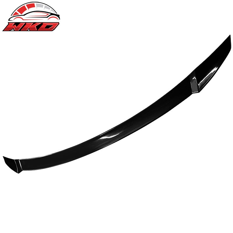 Fits 21-26 Hyundai Elantra Sedan M4 Style Gloss Black ABS Rear Trunk Spoiler Lip