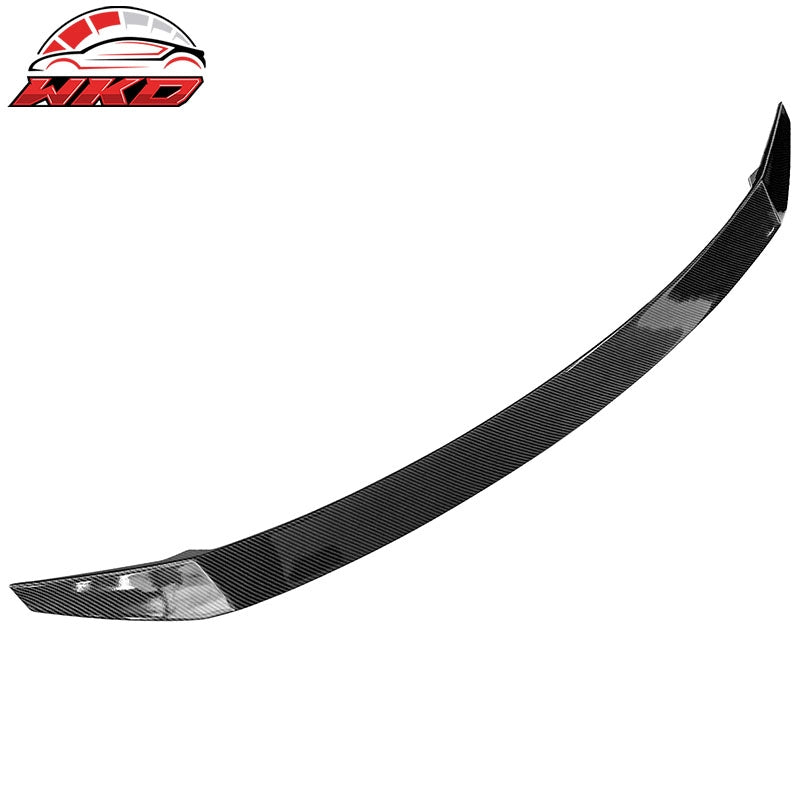 Fits 21-26 Hyundai Elantra Sedan Rear Trunk Spoiler Wing ABS Carbon Fiber Print