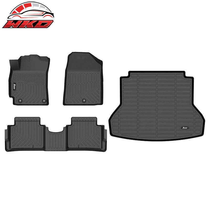 Wholesale 17-20 Hyundai Elantra TPE All Weather Waterproof 3D Floor + Trunk Mats