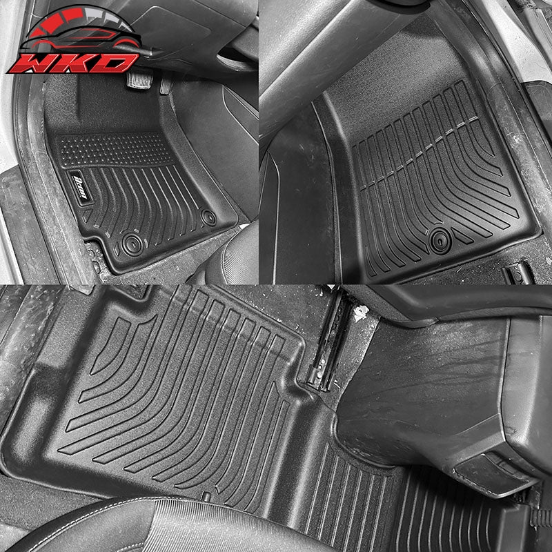 Fits 17-20 Hyundai Elantra TPE All Weather Waterproof 3D Floor + Trunk Mats