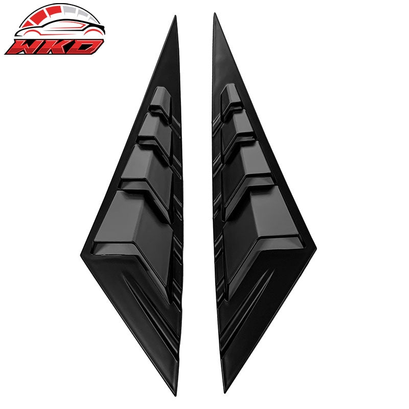 Wholesale 21-26 Hyundai Elantra 4DR Matte Black ABS 2PC Rear Side Vent Window Louver