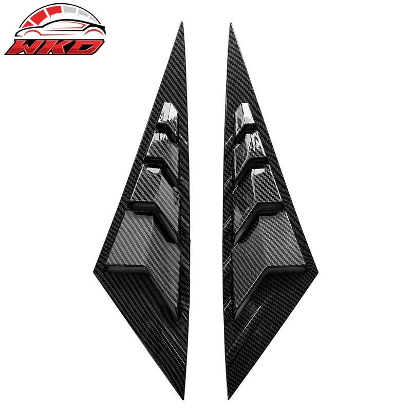 Wholesale 21-26 Hyundai Elantra Side Window Louvers Carbon Fiber Print