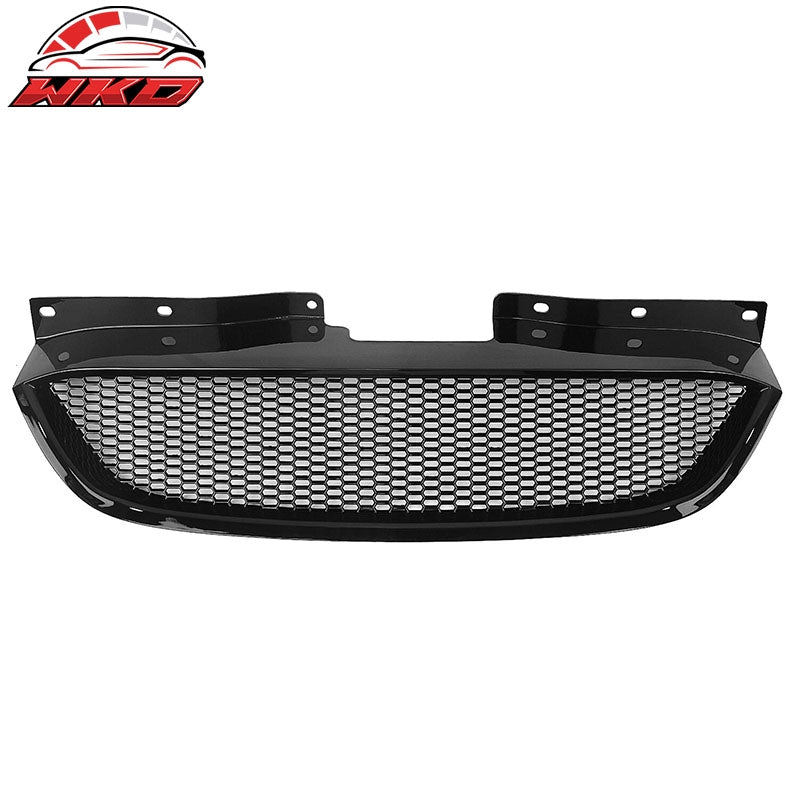 Fits 10-12 Hyundai Genesis Coupe Honeycomb Style Upper Grille Gloss Black ABS
