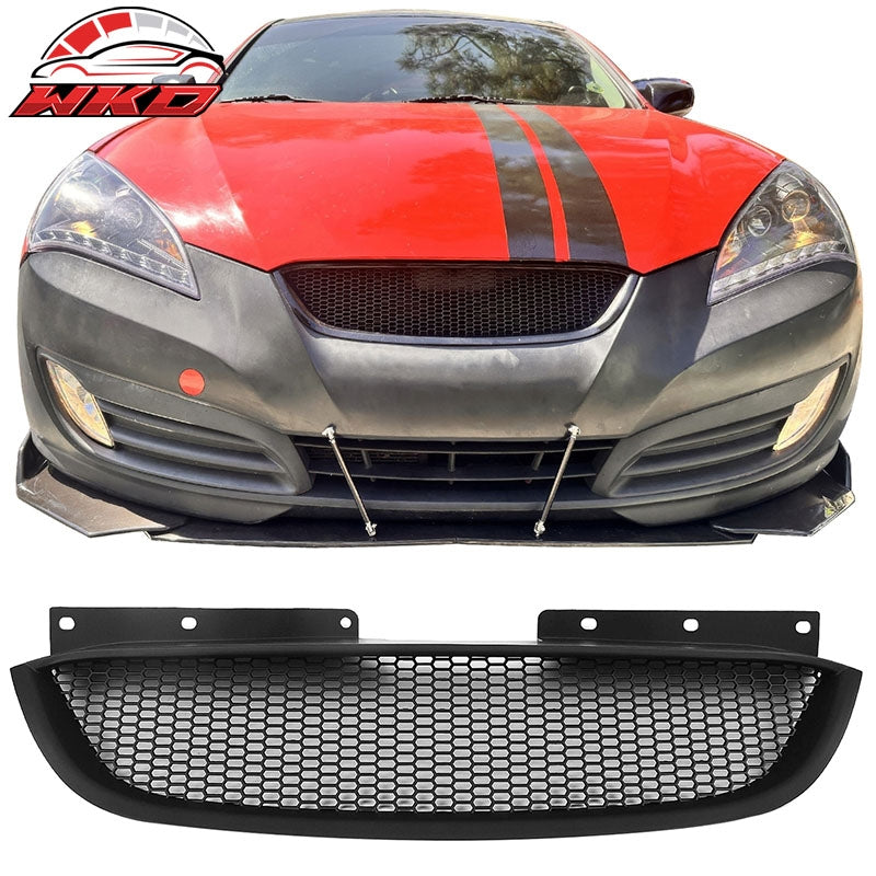 Wholesale 10-12 Hyundai Genesis Coupe Honeycomb Style Upper Grille Matte Black ABS