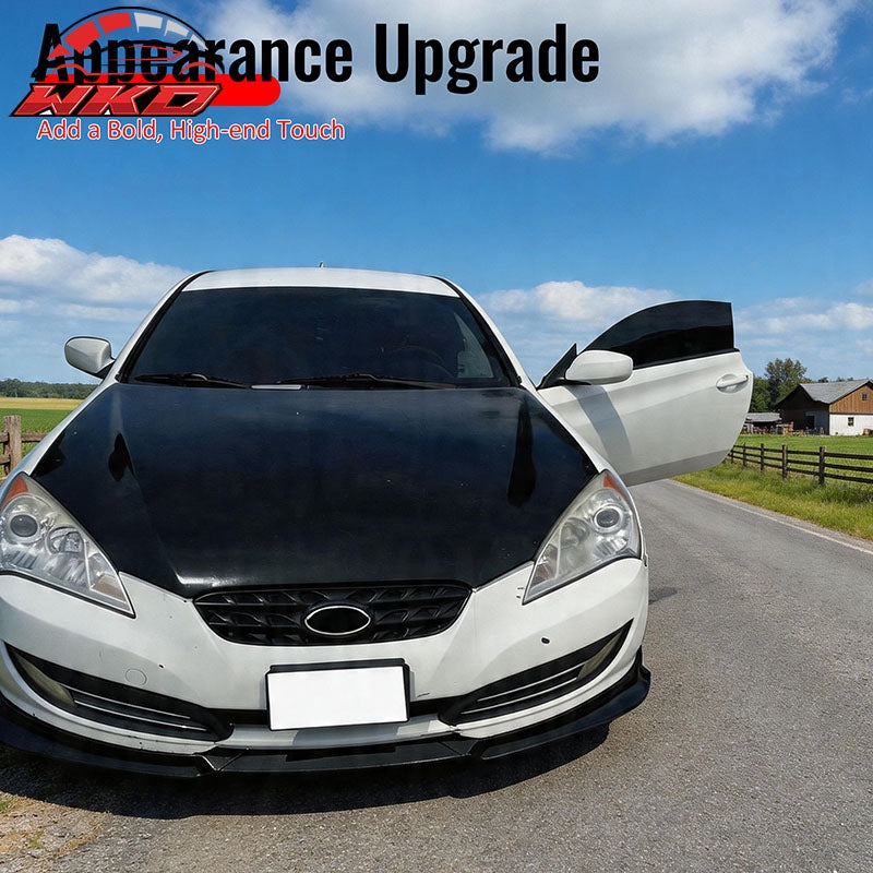 Wholesale 10-12 Hyundai Genesis Coupe KS PP Front Bumper Lip Chin Spoiler Matte Black - Wikond Auto