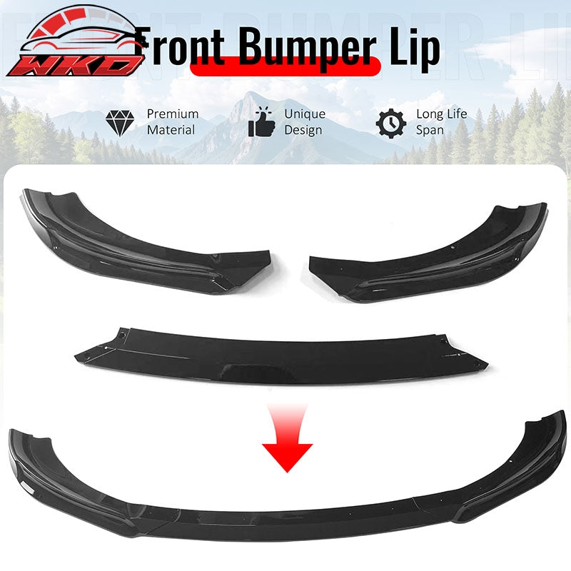Wholesale 13-16 Hyundai Genesis Coupe KS PP Front Bumper Lip Chin Spoiler Gloss Black - Wikond Auto