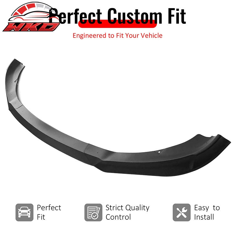 Wholesale 13-16 Hyundai Genesis Coupe KS PP Front Bumper Lip Chin Spoiler Matte Black - Wikond Auto