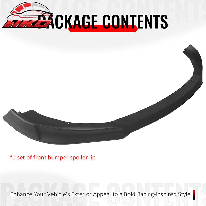 Wholesale 13-16 Hyundai Genesis Coupe KS PP Front Bumper Lip Chin Spoiler Matte Black - Wikond Auto