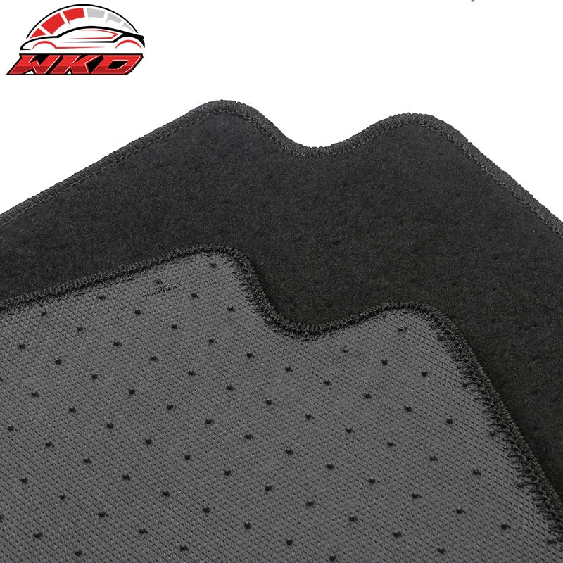 Fits 22-24 Hyundai Ioniq 5 4DR Front & Rear Floor Mats Carpet Nylon 4PCS - Black