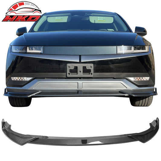 Wholesale 22-24 Hyundai Ioniq 5 IKON Style Carbon Fiber Print Front Bumper Lip PP 3PC