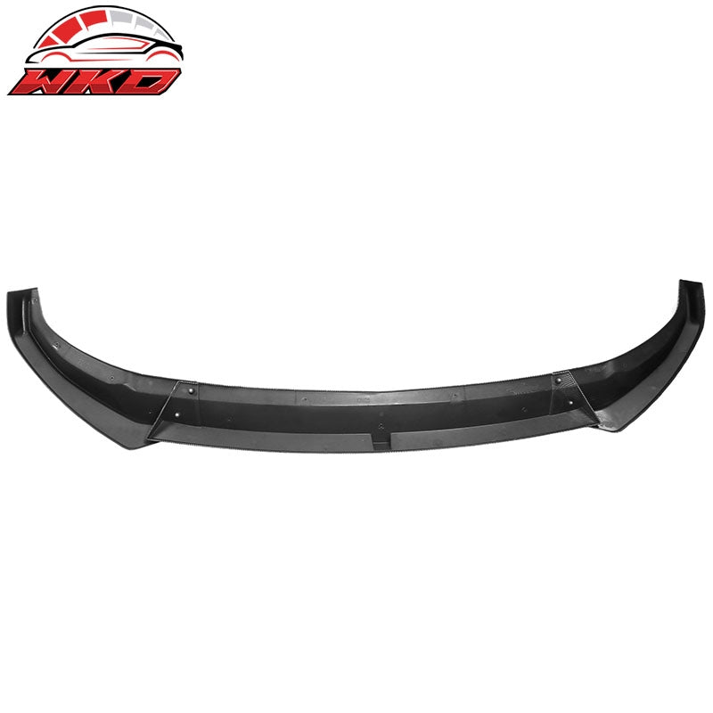 Fits 22-24 Hyundai Ioniq 5 IKON Style Carbon Fiber Print Front Bumper Lip PP 3PC