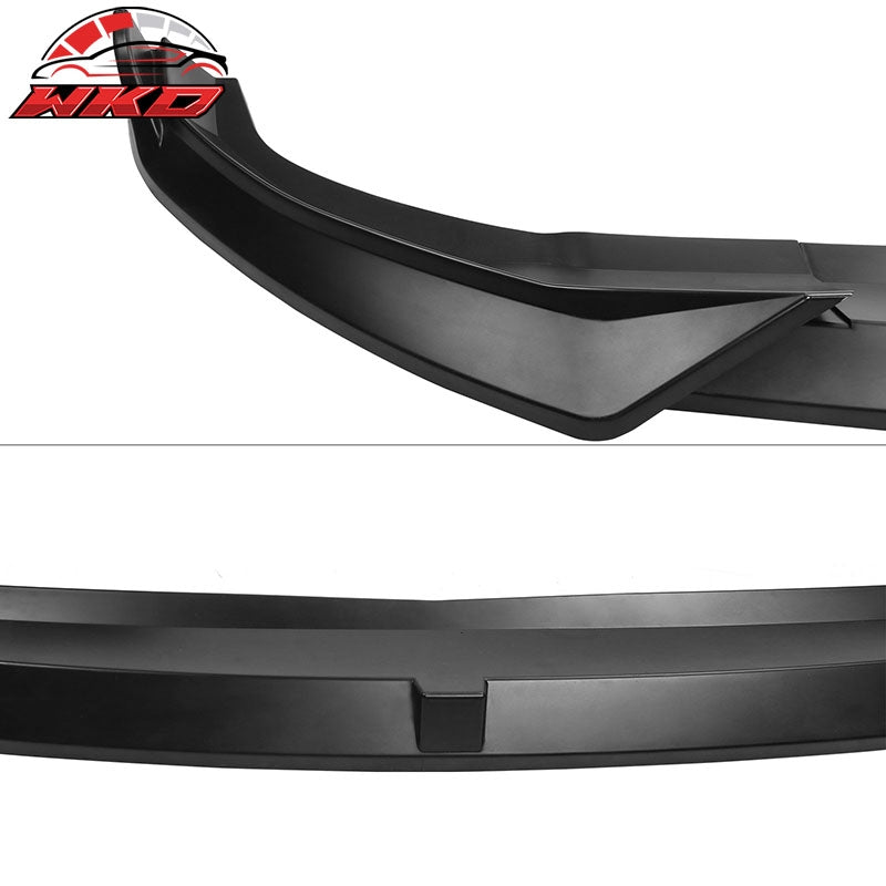 For 22-24 Hyundai Ioniq 5 IKON Style 3PC Front Bumper Lip Spoiler Matte Black PP