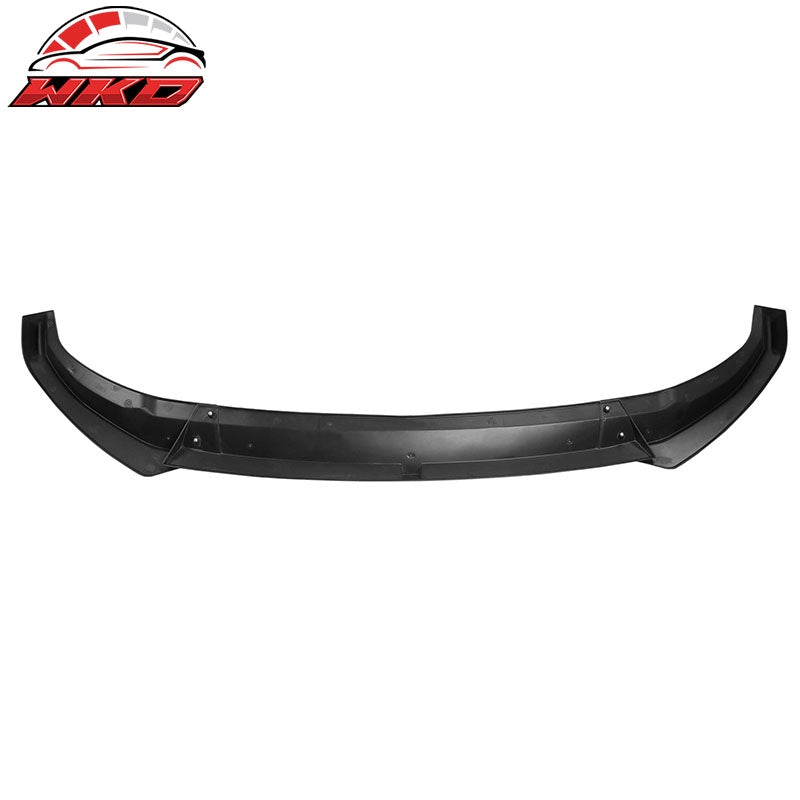 For 22-24 Hyundai Ioniq 5 IKON Style 3PC Front Bumper Lip Spoiler Matte Black PP