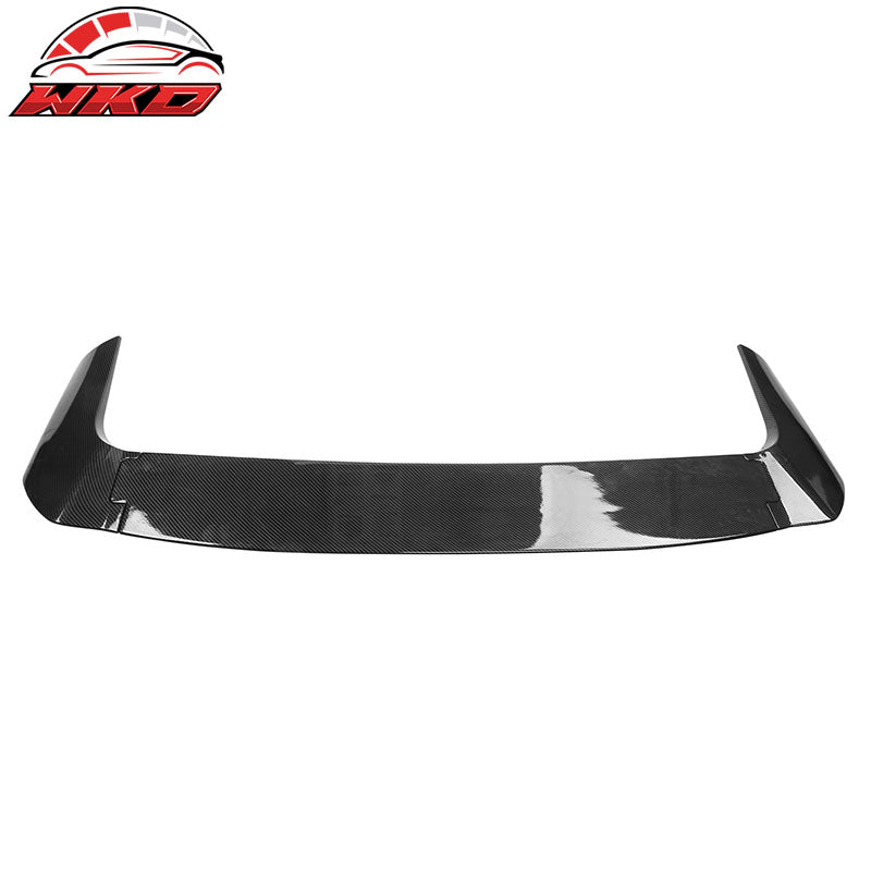 For 22-24 Hyundai Ioniq 5 Carbon Fiber Print IKON Rear Roof Spoiler Wing ABS 3PC