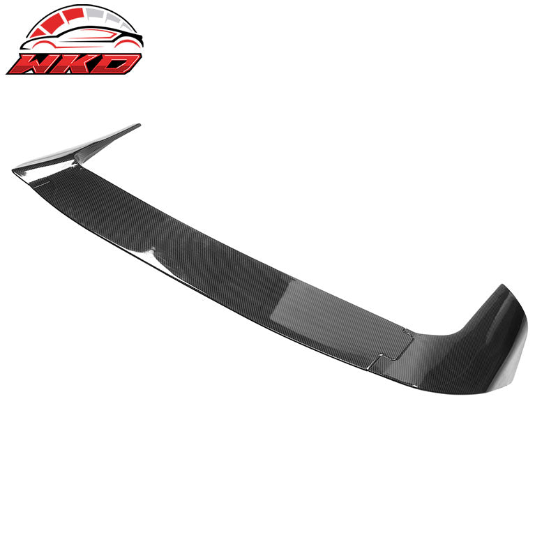 For 22-24 Hyundai Ioniq 5 Carbon Fiber Print IKON Rear Roof Spoiler Wing ABS 3PC