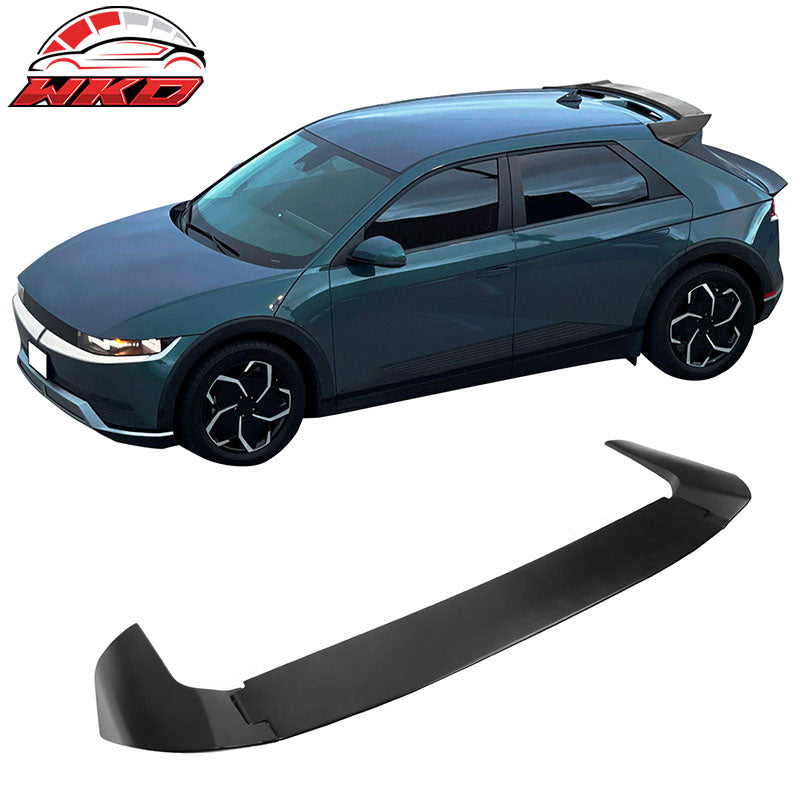 Wholesale 22-24 Hyundai Ioniq 5 IKON Style Matte Black Rear Roof Spoiler Wing ABS 3PC