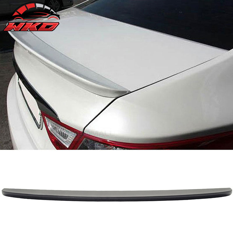 Fits 11-14 Hyundai YF Sonata Sedan Rear Trunk Lid Spoiler Wing Lip ABS Unpainted