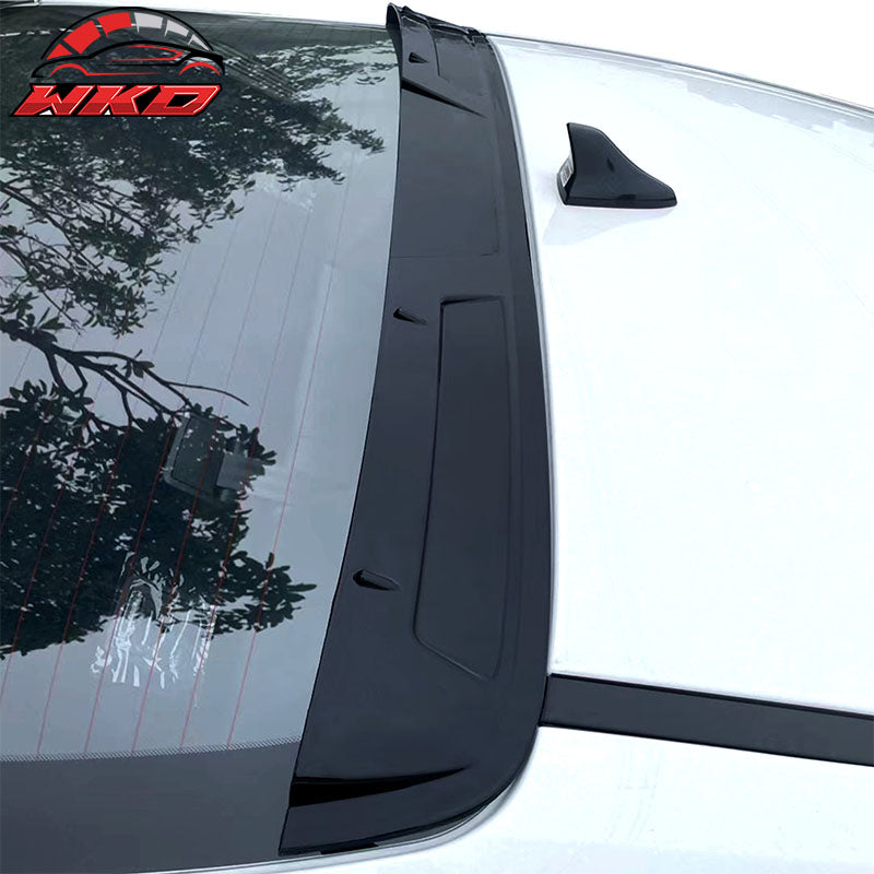 Fits 21-26 Hyundai Elantra Matte Black Rear Window Roof Spoiler Visor Wing ABS