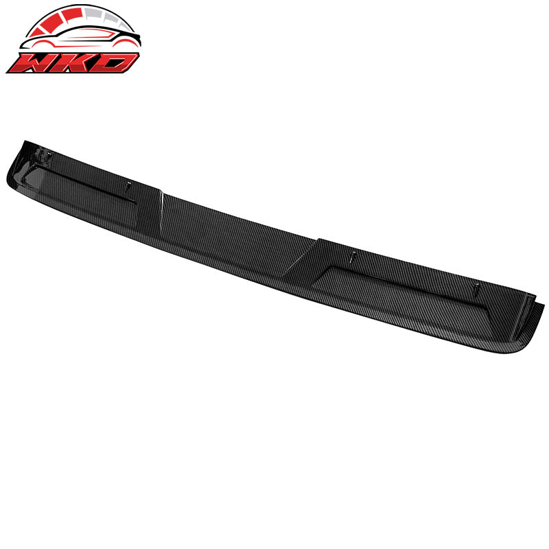 Fits 21-26 Hyundai Elantra Carbon Fiber Print Roof Spoiler ABS