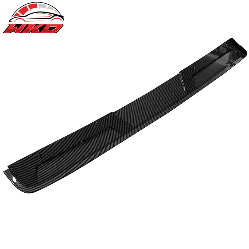 Fits 21-26 Hyundai Elantra Carbon Fiber Print Roof Spoiler ABS