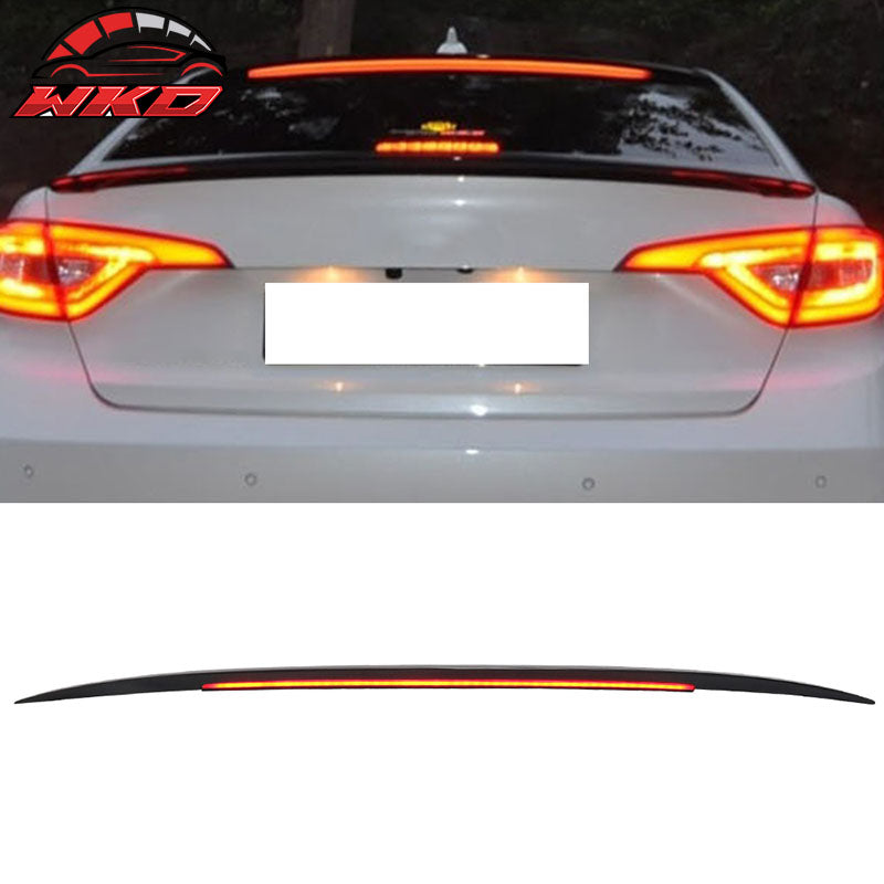 Wholesale 15-17 Hyundai Sonata OE Style Roof Spoiler W/LED Brake Light Gloss Black