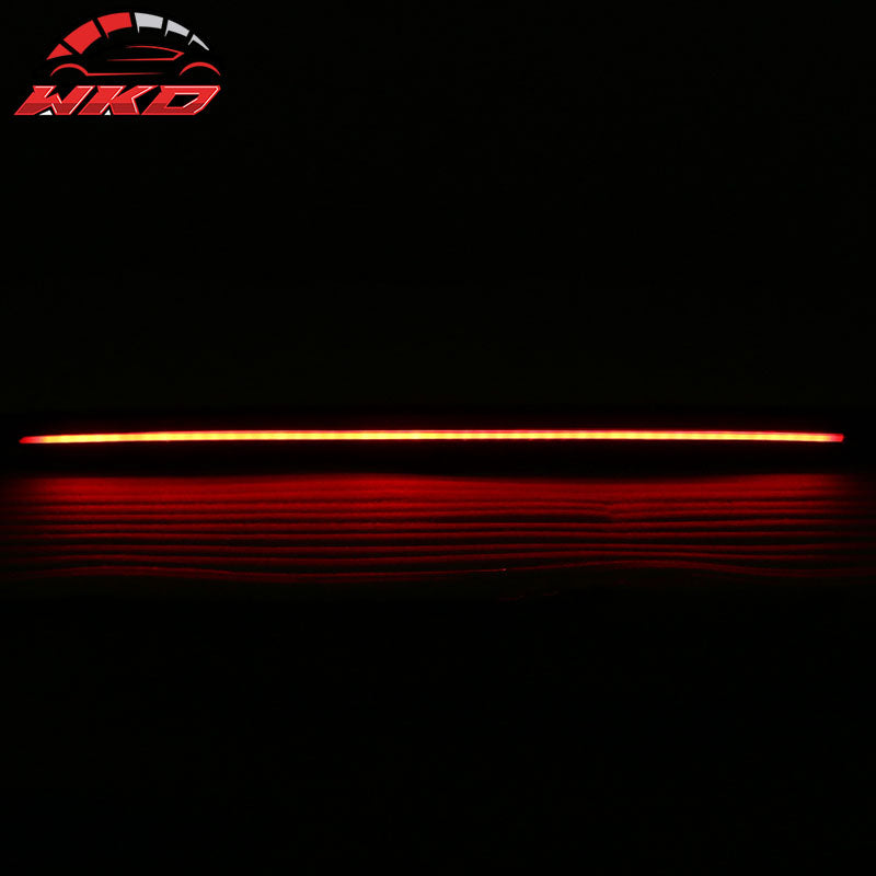 Fits 15-17 Hyundai Sonata OE Style Roof Spoiler W/LED Brake Light Gloss Black