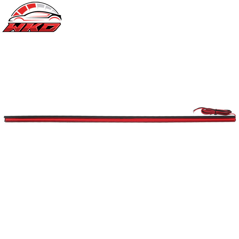 Fits 15-17 Hyundai Sonata OE Style Roof Spoiler W/LED Brake Light Gloss Black