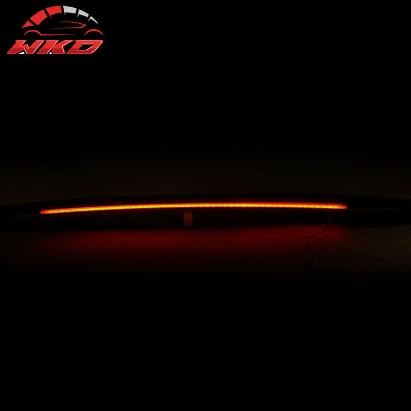 Fits 15-17 Hyundai Sonata Unpainted ABS Long LED Surface Emitting Roof Spoiler