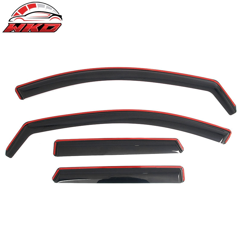 Fits 22-26 Hyundai Santa Cruz In-Channel Window Visors Rain Guards Deflectors