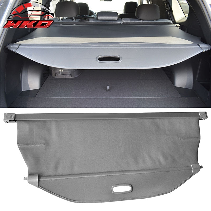 Fits 21-23 Hyundai Santa Fe 3D TPE Trunk Mat Cargo Liner Pad + Gray Cargo Cover