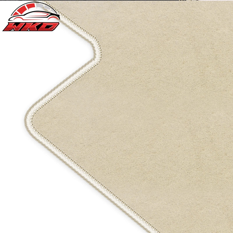 Fits 11-14 Hyundai Sonata 4PC Car Floor Mats Liner Front Rear Nylon Beige Carpet