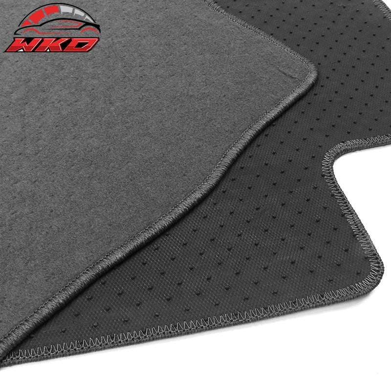 Fits 11-14 Hyundai Sonata Car Floor Mats Liner Front Rear Nylon Grey Carpet 4PC
