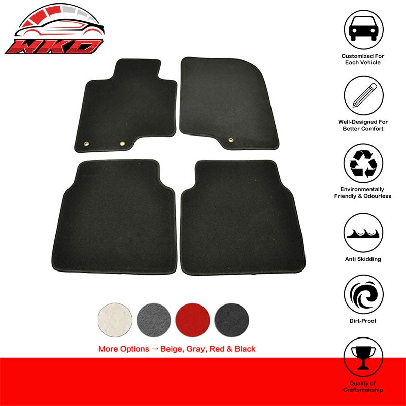 Fits 11-14 Hyundai Sonata OE Factory Fitment Car Floor Mats Front Rear Nylon
