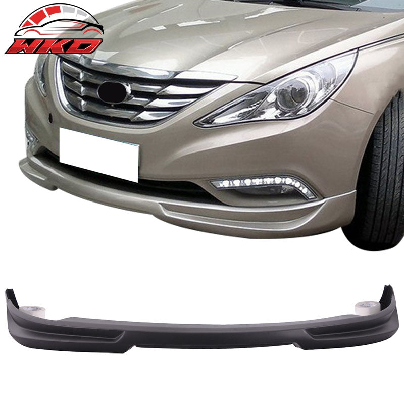 Fits 11-14 Hyundai Sonata Front Bumper Lip Spoiler Chin Splitter Unpainted PP