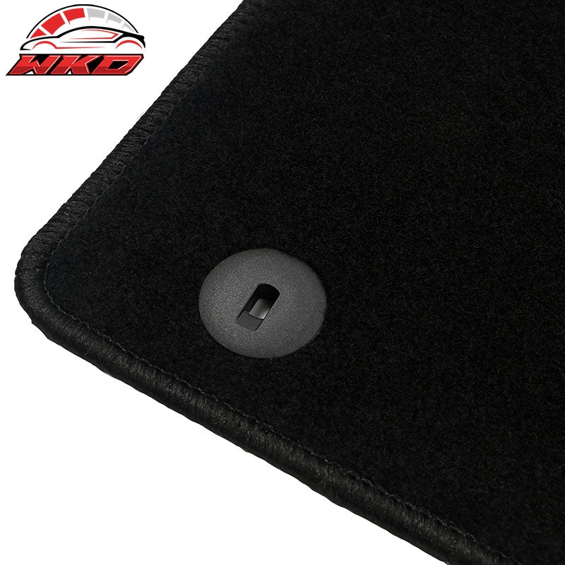 Fits 20-26 Hyundai Sonata 21-26 Kia K5 Anti-Slip Floor Mats Carpet Nylon - Black