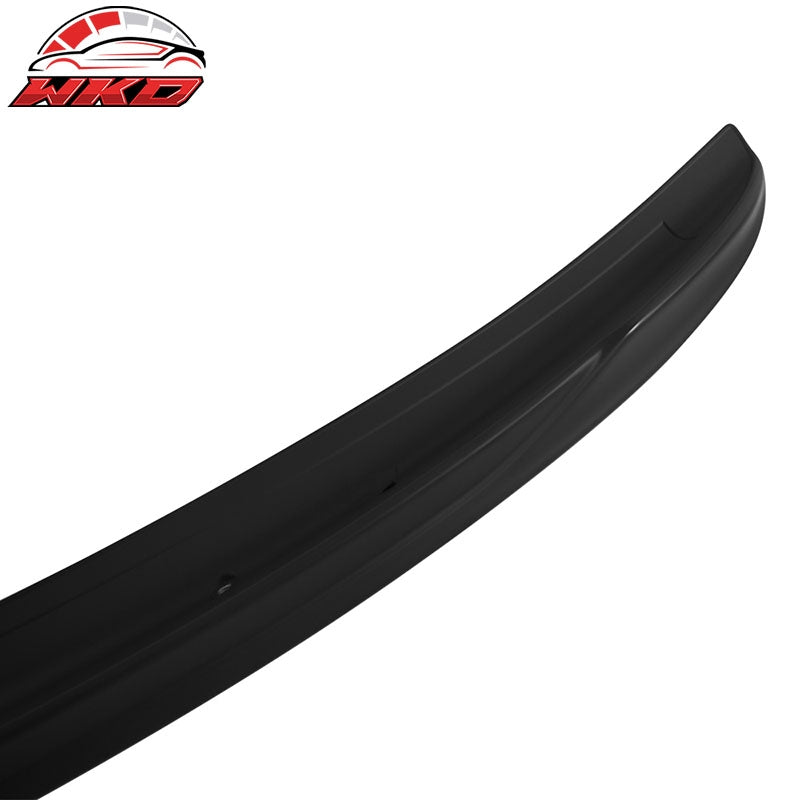 Fits 18-19 Hyundai Sonata OE Style Unpainted Black Rear Trunk Spoiler Wing ABS