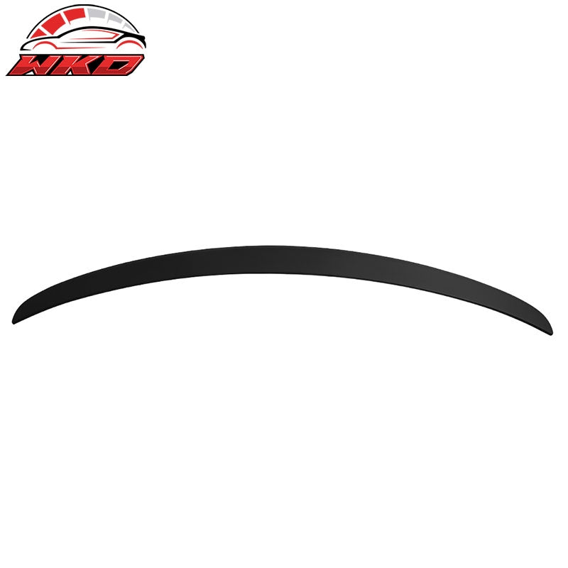 Fits 18-19 Hyundai Sonata OE Style Unpainted Black Rear Trunk Spoiler Wing ABS